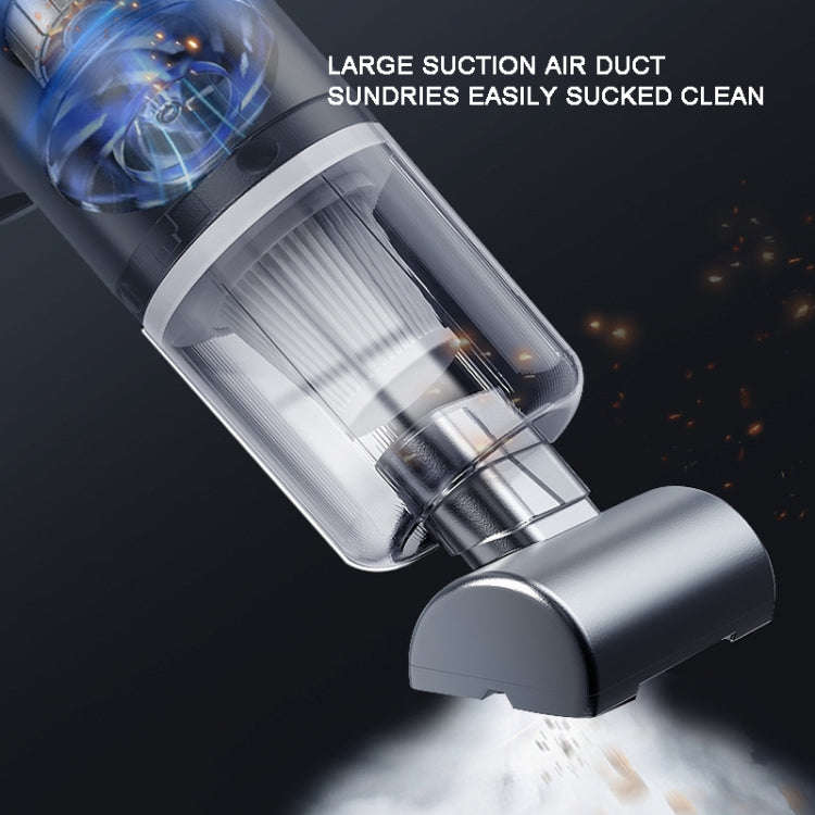 ST-8001EG 11.1V 6000mah White 50W Wireless Handheld Large Suction Car Vacuum Cleaner