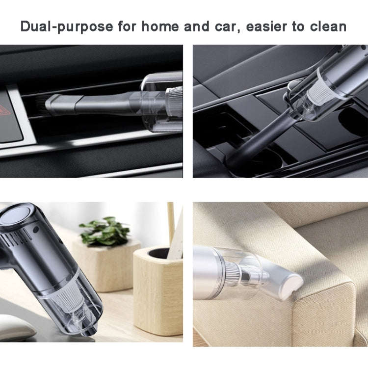 ST-8001EG 11.1V 6000mah White 50W Wireless Handheld Large Suction Car Vacuum Cleaner