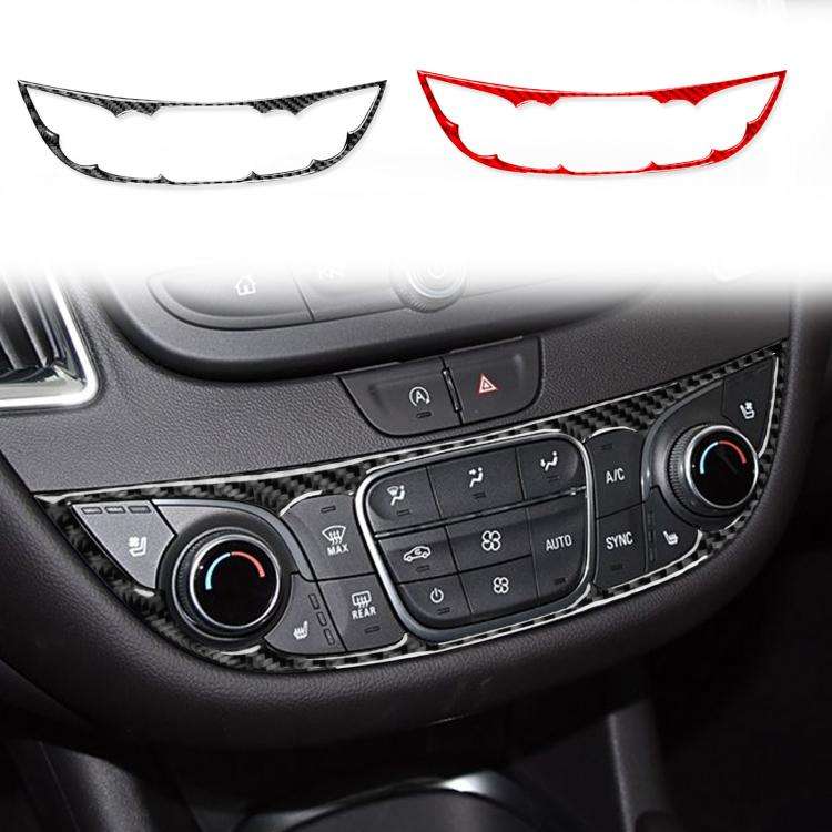 For Chevrolet Malibu 2016-2024 A Model Left-hand Drive Central Control Button Panel Sticker(Red)