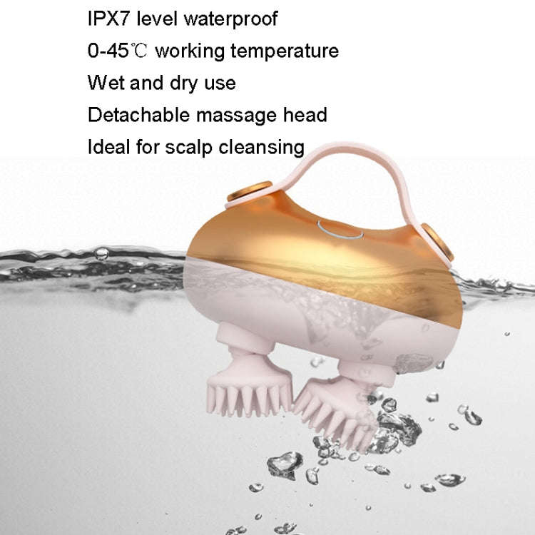 MAH02 Smart Head Massage Wireless Kneading Massager(Gold)