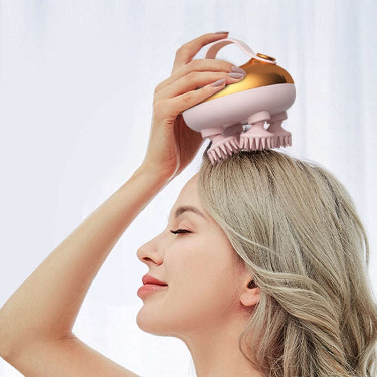 MAH02 Smart Head Massage Wireless Kneading Massager(Gold)