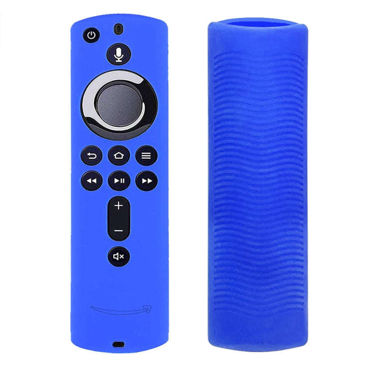 For Amazon Fire TV Stick 4K 2nd Remote Control Anti-Fall Silicone Protective Case(Blue)