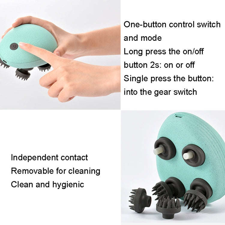 Mini Electric Head Massage(Blue)