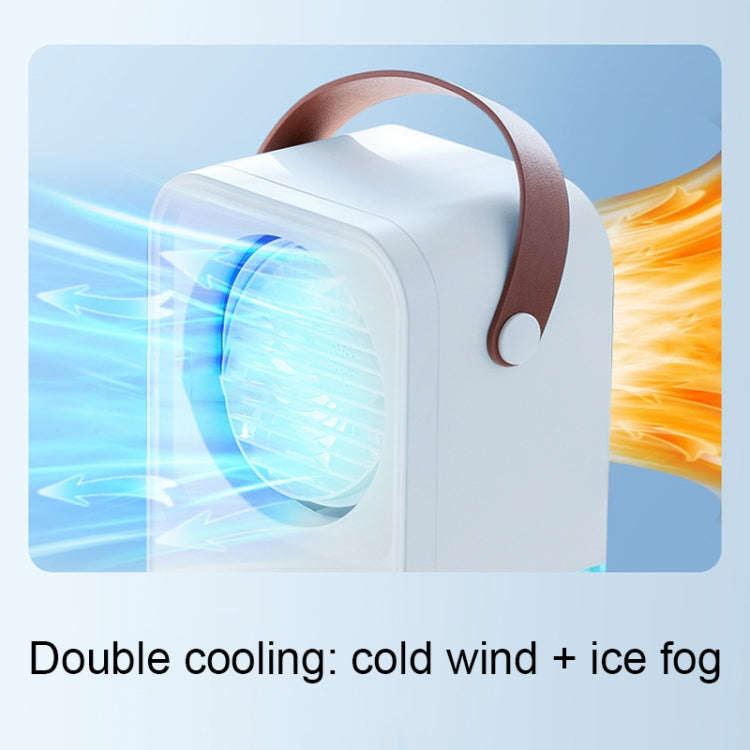MT-F60 Smart Digital Display USB Charging Air Cooler Desktop Mist Humidification Fan, Mode: Remot...