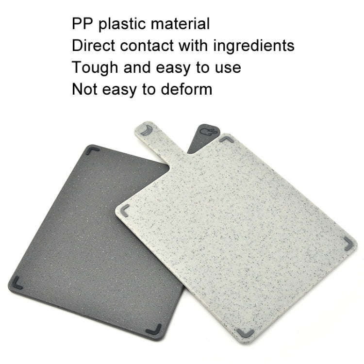 4pcs /Set Square PP Plastic Vegetable Board 4-color Raw Cooked Classification Baby Supplementary ...