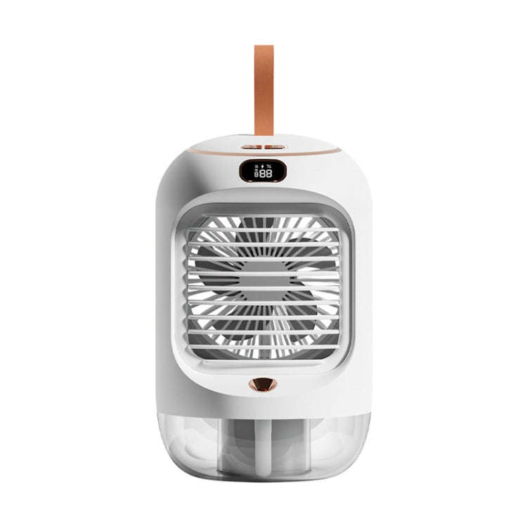 RD22 Rotating Humidification Fan Warm Light Atmosphere Light Automatic Shaking Head with Digital ...