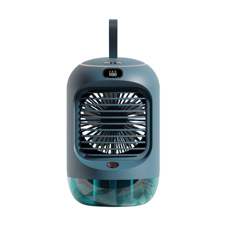 RD22 Rotating Humidification Fan Warm Light Atmosphere Light Automatic Shaking Head with Digital ...