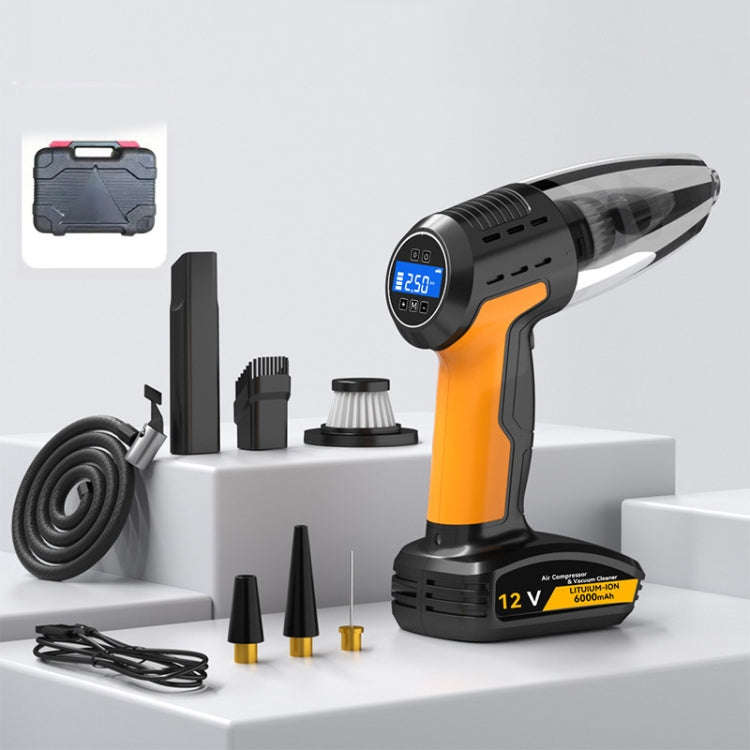 SUITU ST-6637  Wireless+Toolbox 5 In 1 60W  Double Motor Car Vacuum Cleaner With Blowing Air Pump...