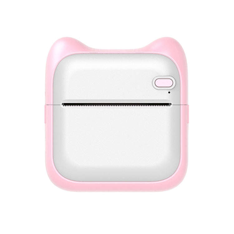 A31 Bluetooth Handheld Portable Self-adhesive Thermal Printer, Color: Pink+3 Rolls Colored Paper