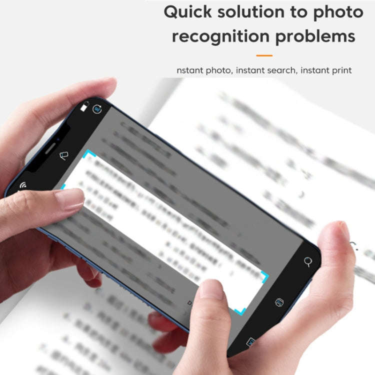 A31 Bluetooth Handheld Portable Self-adhesive Thermal Printer, Color: Blue