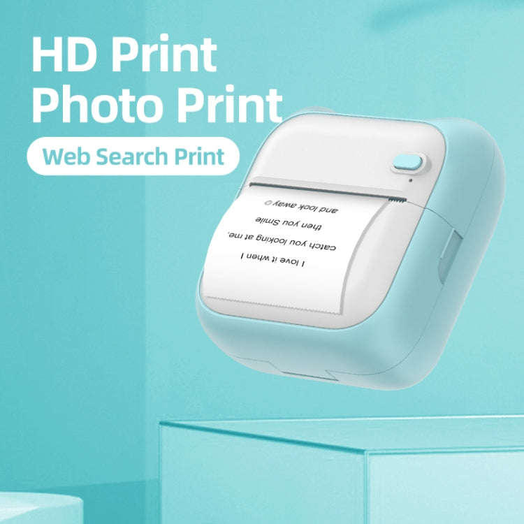 A31 Bluetooth Handheld Portable Self-adhesive Thermal Printer, Color: Pink+5 Rolls Printer Paper