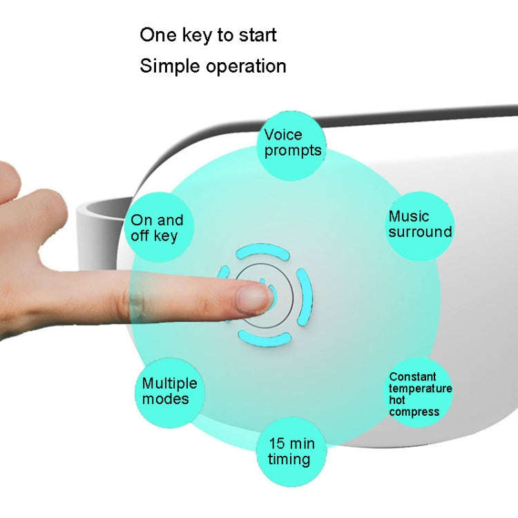 A216 Intelligent Wireless Eye Massage Instrument Pneumatic Vibration Hot Compress Eye Care Instru...