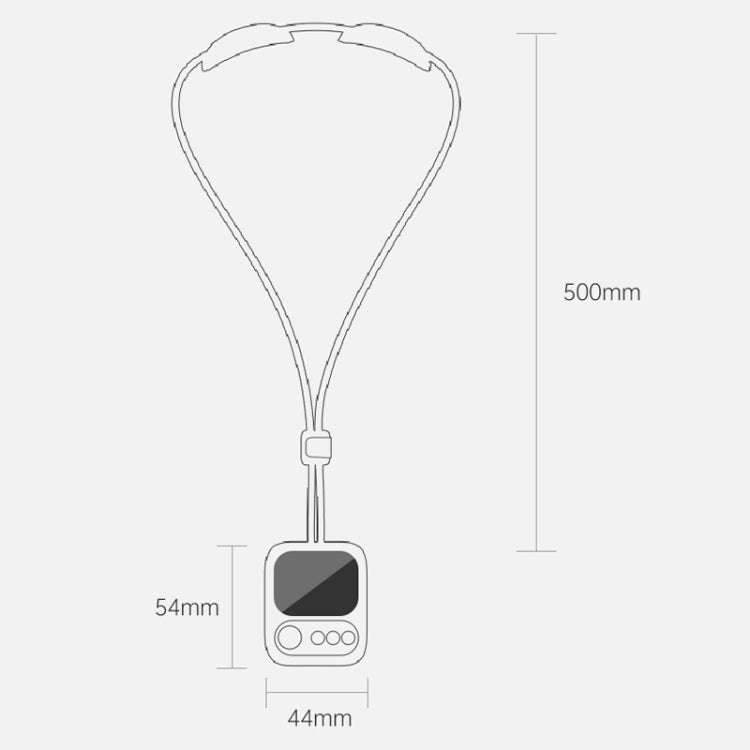 A8 Hot Compress Neck Massage Instrument Intelligent Mini Pendant Neck Care Instrument(White)
