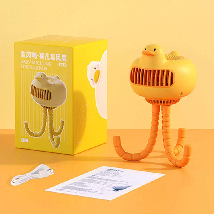 WT-E20 Stroller Fan USB Mute Portable Octopus High Air Volume Mini Fan, Style: Shake Head Type (Y...
