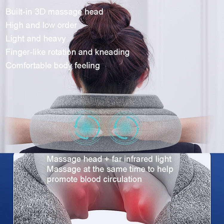 uNeck Air 3 Generations Portable Cervical Massager Inflatable Hot Compress Airbag U Pillow