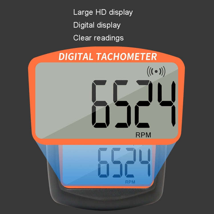 DT2234C+ Handheld Portable Motor Gear Tachometer Laser Tachometer