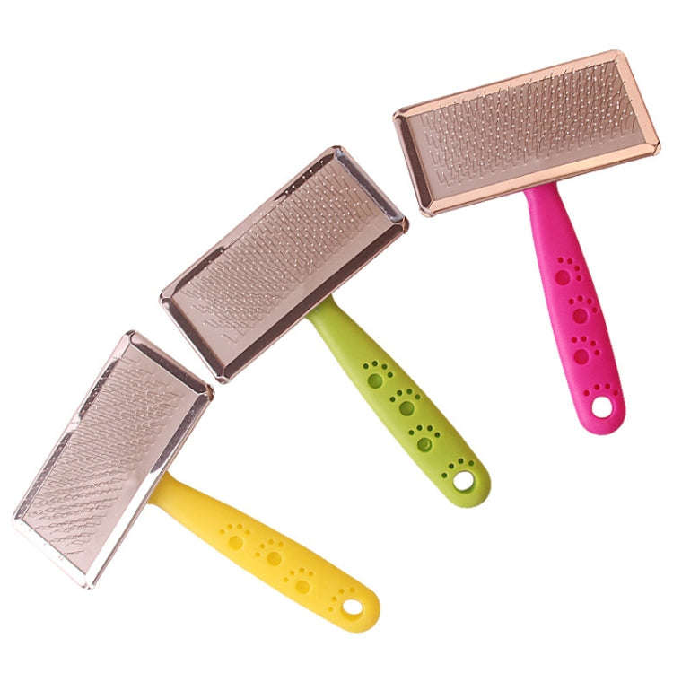 BG-W1347 Pet Hair Removal Massage Comb Dog Cleaning Tools, Random Color Delivery, Spec: L