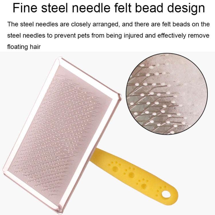 BG-W1347 Pet Hair Removal Massage Comb Dog Cleaning Tools, Random Color Delivery, Spec: L