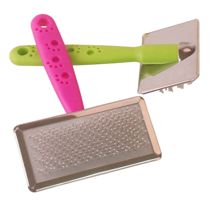 BG-W1347 Pet Hair Removal Massage Comb Dog Cleaning Tools, Random Color Delivery, Spec: L