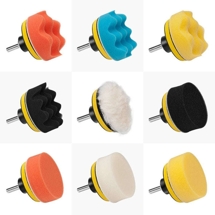 22 In 1 3 Inch Polishing Waxing Pad Sponge Buffing Kit