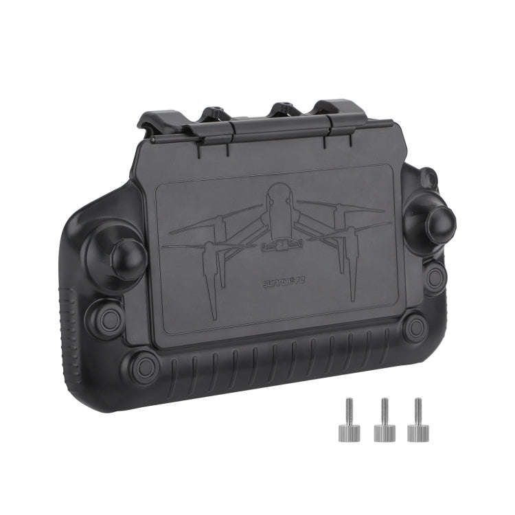 Sunnylife YK570 For DJI RC Plus Remote Control Protective Hood Plate Protective Cover(Black)