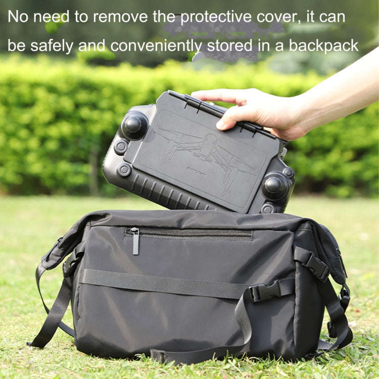 Sunnylife YK570 For DJI RC Plus Remote Control Protective Hood Plate Protective Cover(Black)