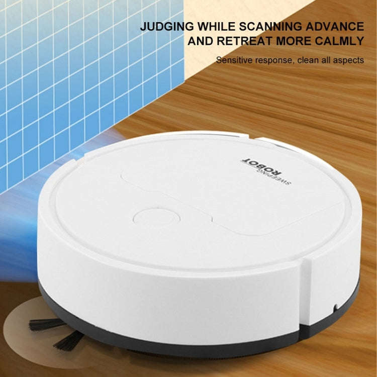 3 in 1 Mini Vacuum Cleaner Intelligent Sweeping Robot(Black)