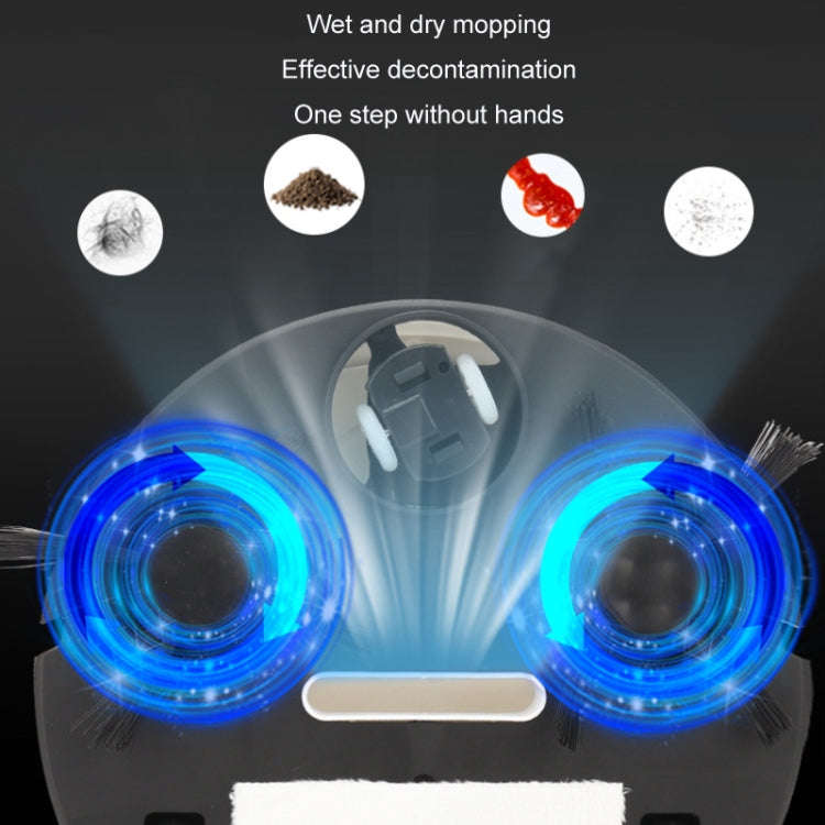 3 in 1 Mini Vacuum Cleaner Intelligent Sweeping Robot(Black)