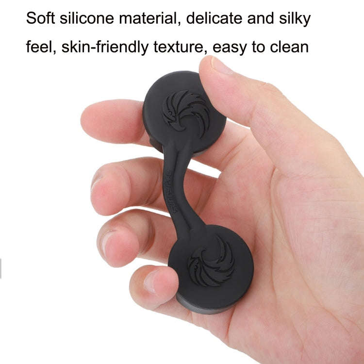 For DJI Goggles 2 Sunnylife AT-BHT565 Dustproof Lens Protective Cover VR Glasses Silicon Cover(Bl...