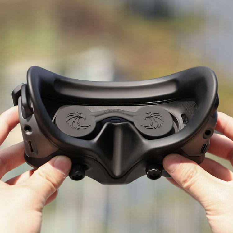 For DJI Goggles 2 Sunnylife AT-BHT565 Dustproof Lens Protective Cover VR Glasses Silicon Cover(Bl...