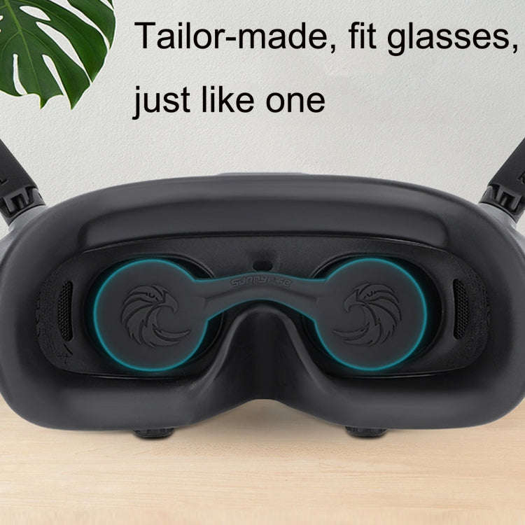 For DJI Goggles 2 Sunnylife AT-BHT565 Dustproof Lens Protective Cover VR Glasses Silicon Cover(Bl...
