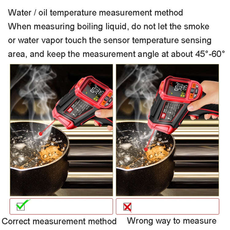 TASI TA603B -32-1380 degrees Celsius Color Screen Infrared Thermometer Industrial Electronic Ther...