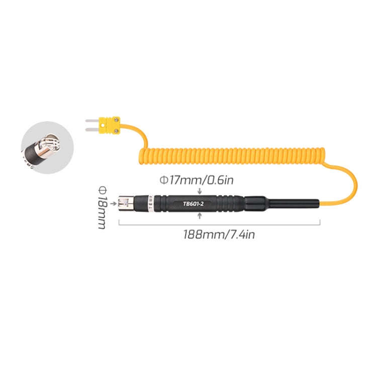TASI TB601-2 Surface Probe K-Type Probe Use With Thermometer