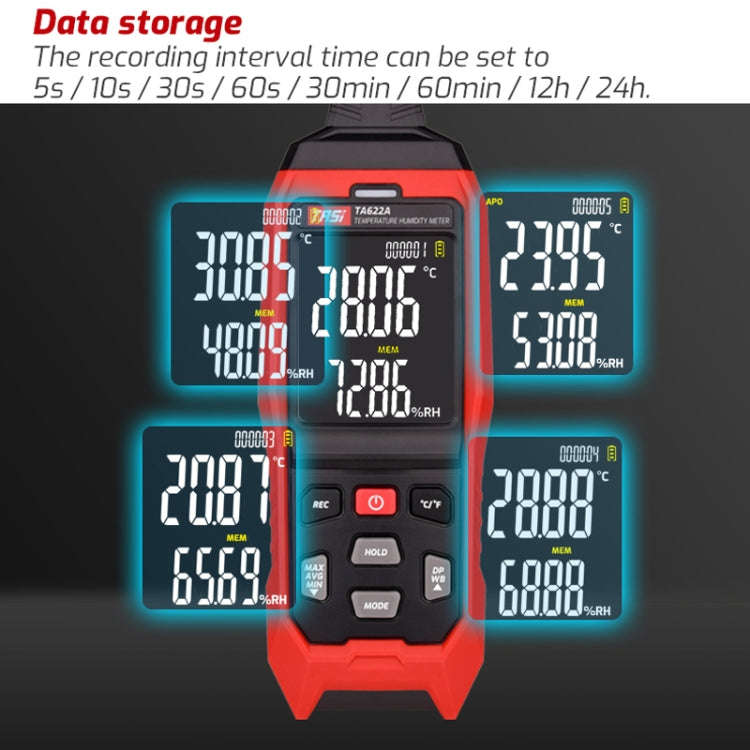 TASI TA622A Temperature Humidity Meter Digital Dew Point Thermometer