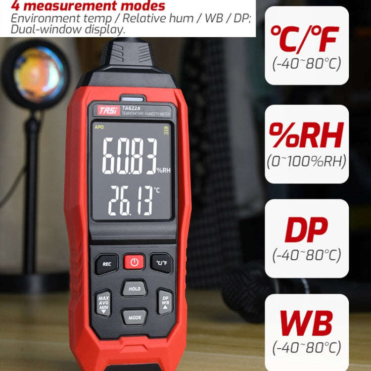 TASI TA622A Temperature Humidity Meter Digital Dew Point Thermometer