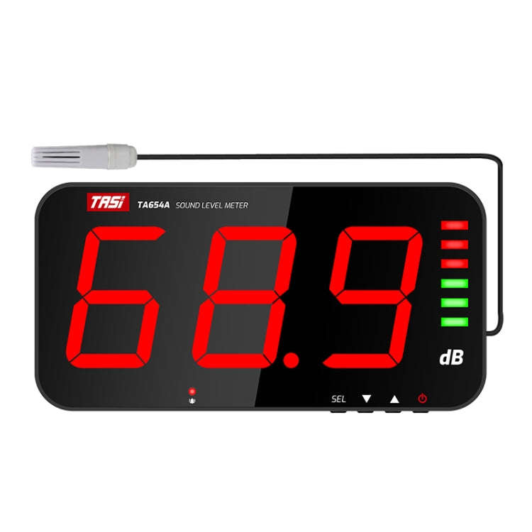 TASI TA654A Large Screen Wall-Mounted Noise Meter Decibel Detector