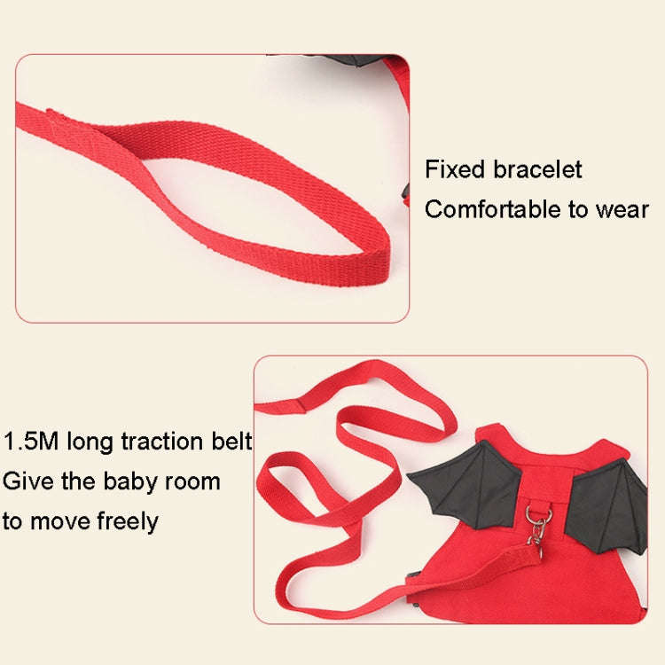 Children Anti-wandering Traction Rope Baby Toddler Backpack, Color: Pink