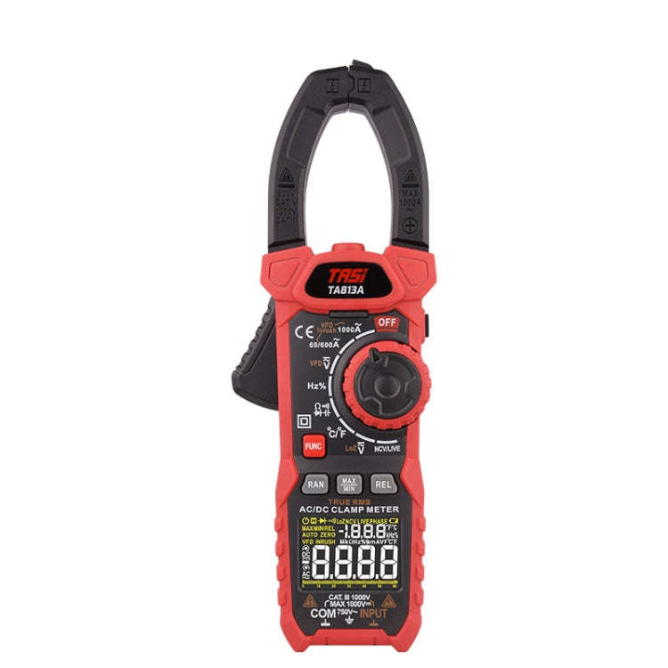 TASI TA813A Clamp Meter High Accuracy AC DC Voltage Ammeter