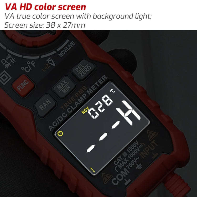 TASI TA813B Clamp Meter High Accuracy AC DC Voltage Ammeter