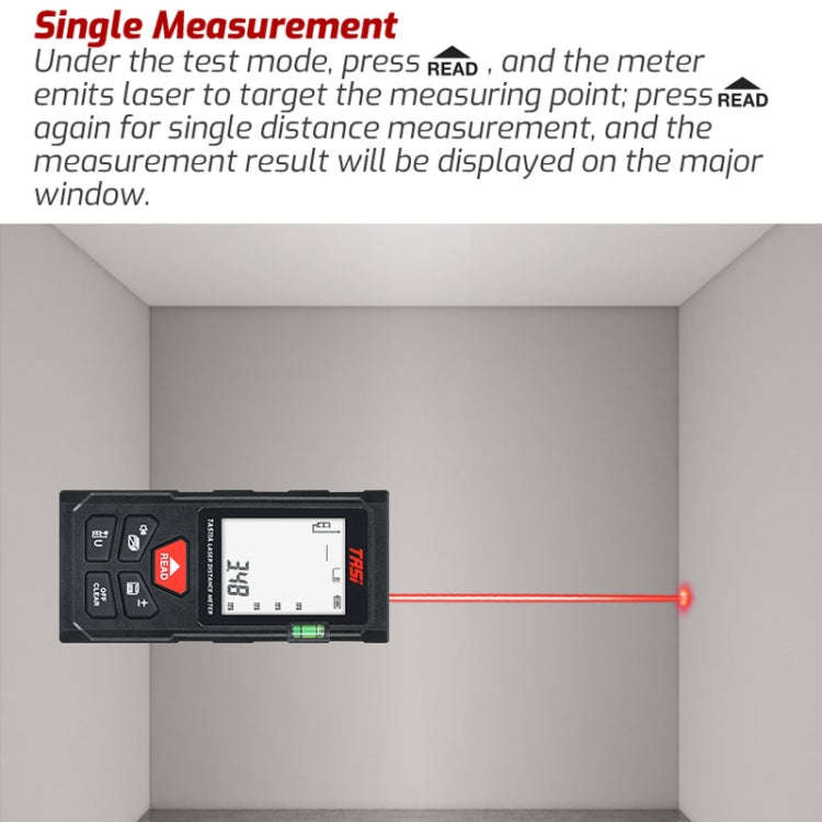 TASI TA511C 100m Laser Handheld Distance Measuring Room Infrared Measuring Instrument