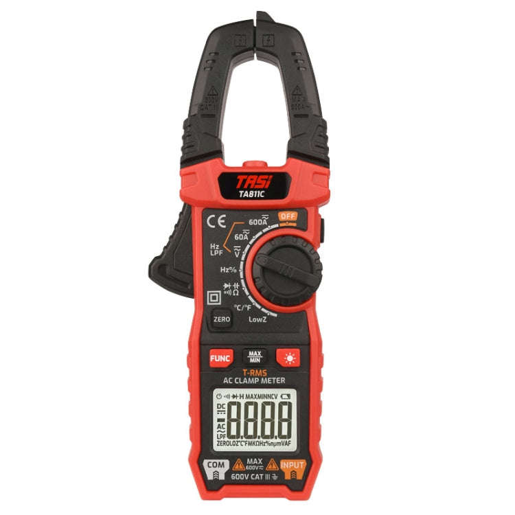 TASI TA811C Clamp Meter High Accuracy AC DC Voltage Ammeter