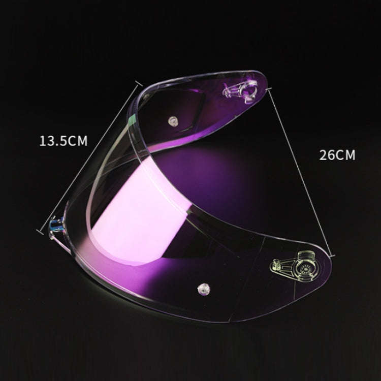 Motorcycle Helmet Lens with Anti-fog Spikes for SOMAN K1/K3SV/K5, Color: Dark Tea Revo Blue