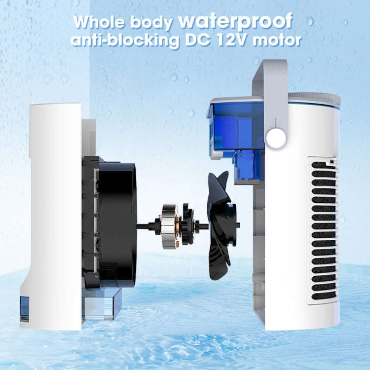 CF008 Mini Household Humidification Spray Air Cooler USB Plug-in Portable Air Conditioner Fan(White)