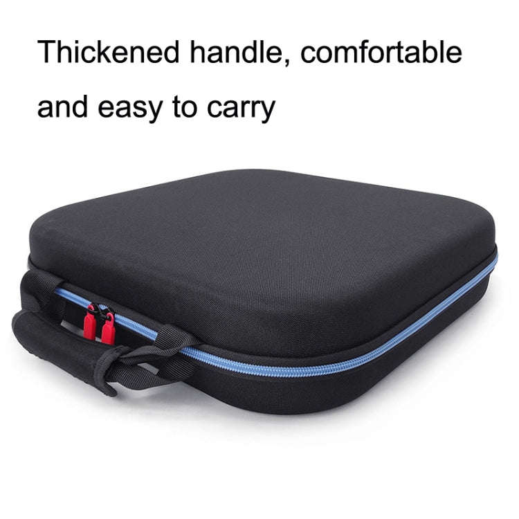 For Nintendo Switch Double Fitness Ring Storage Bag EVA Portable Hard Shell Host Package Accessor...