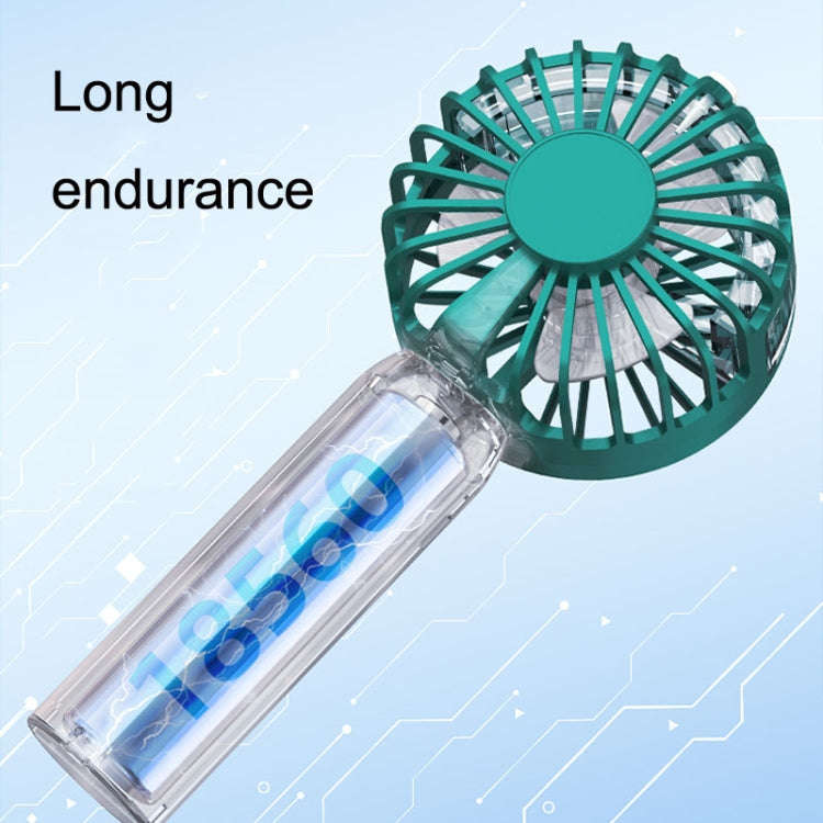 Handheld Spray Fan USB Portable Outdoor Mini Desktop Cold Air Humidification Fan(White)