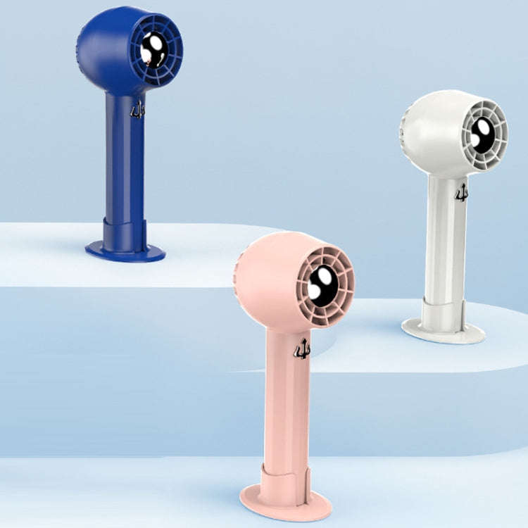USB Mini Handheld Fan Mute Desktop Portable Outdoor Turbo Fan(Girl Pink)