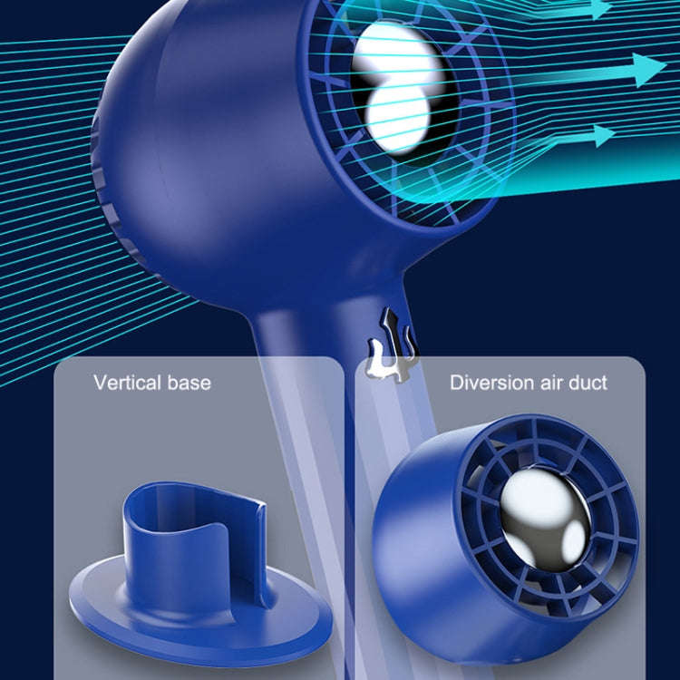 USB Mini Handheld Fan Mute Desktop Portable Outdoor Turbo Fan(Girl Pink)