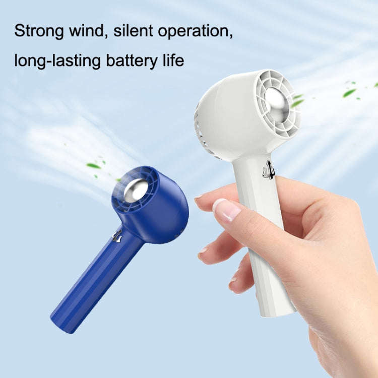 USB Mini Handheld Fan Mute Desktop Portable Outdoor Turbo Fan(Girl Pink)