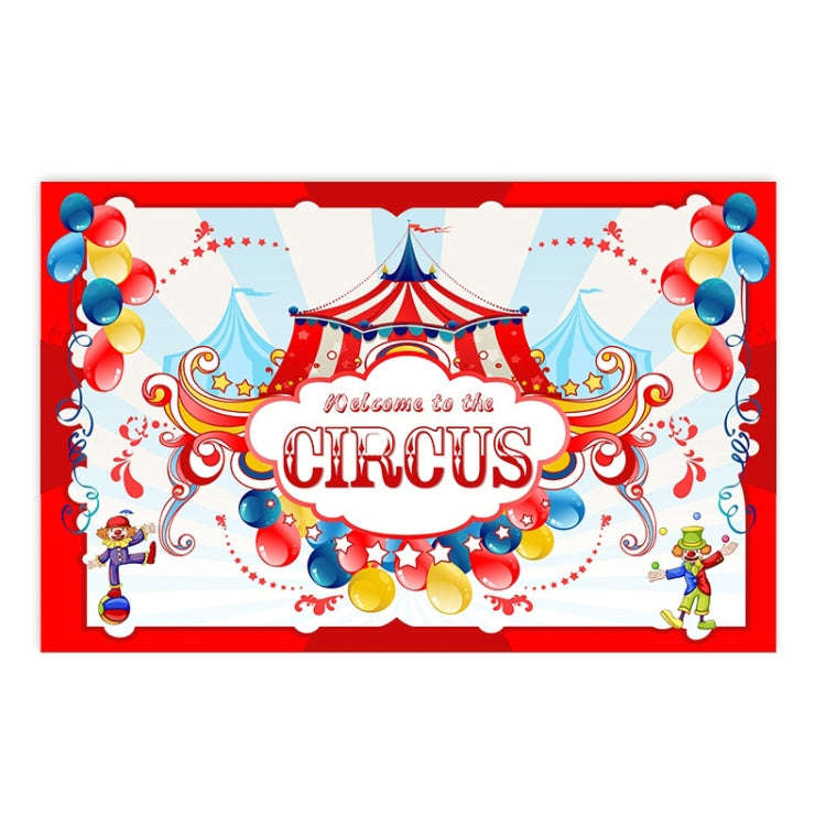 Animal Amusement Park Carnival Theme Background Banner Pull Flag Circus Background Decorative Clo...