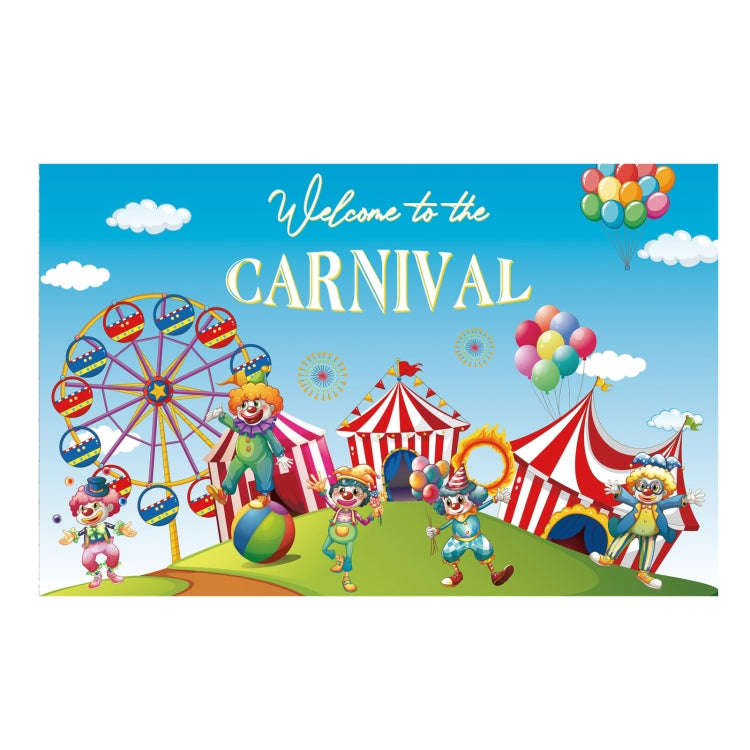 Animal Amusement Park Carnival Theme Background Banner Pull Flag Circus Background Decorative Clo...